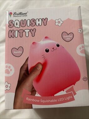 Brilliant Innovations Squishy Kitty LED Light Multicolor New Im Box